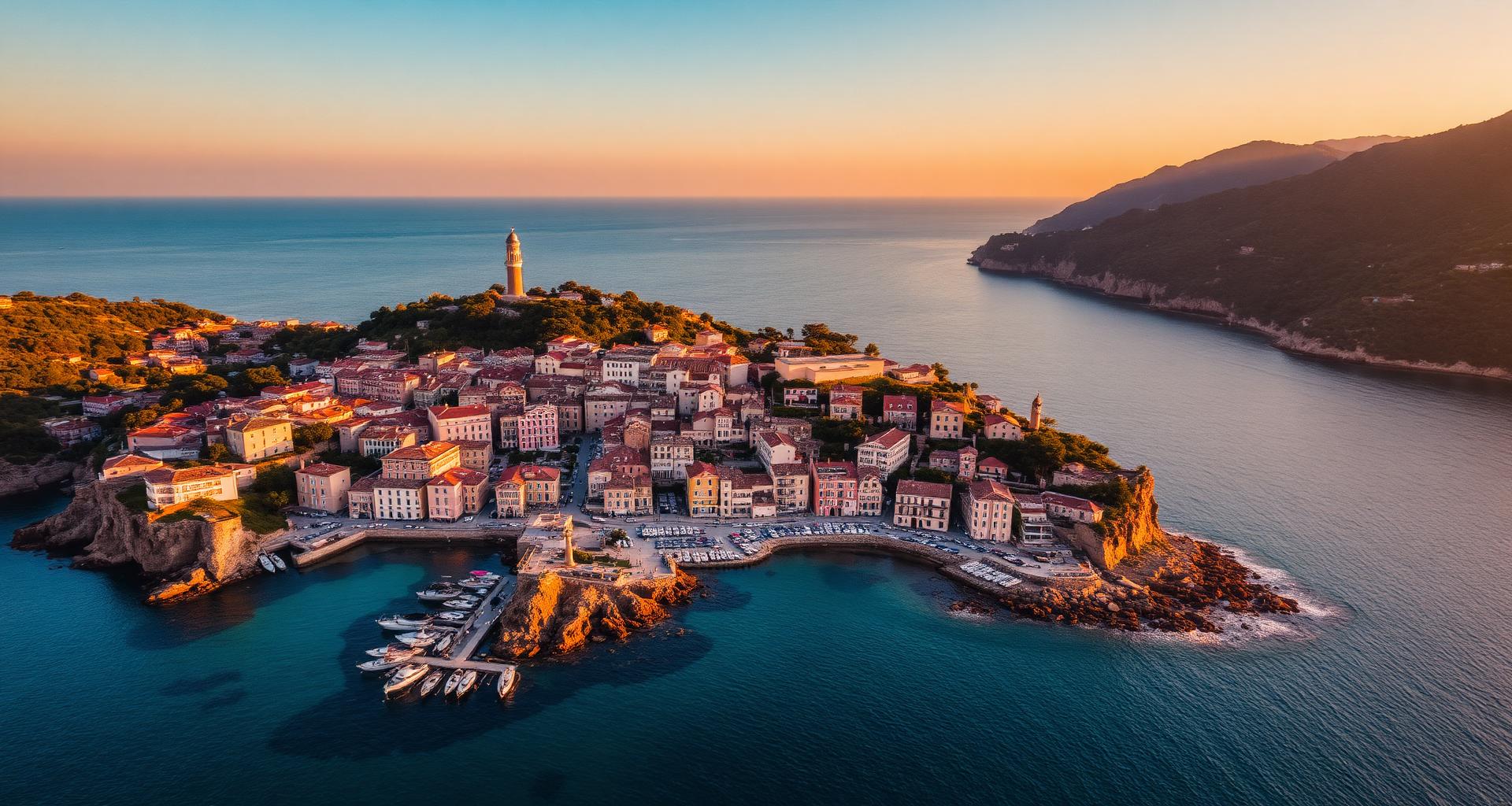 Coastal travel destination